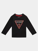 Bluzki damskie - Guess Bluzka N84I24 K8HM0 Czarny Regular Fit - miniaturka - grafika 1