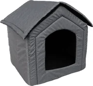 Budy dla psów - Światlegowisk Legowisko buda szary len R.4 - miniaturka - grafika 1