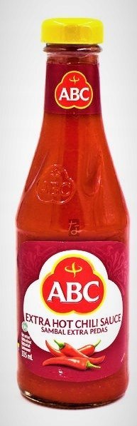 Extra Hot Chilli Sos Sambal Pedas 335Ml Abc
