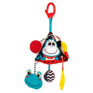 Zawieszka do wózka BALIBAZOO Sensory Kontrastowa piramidka krowa BB82436 - Zawieszki dla dzieci i niemowląt - miniaturka - grafika 1