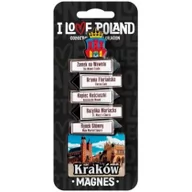 Magnesy - PAN DRAGON Magnes I love Poland Kraków ILP-MAG-C-KRA-05 - miniaturka - grafika 1