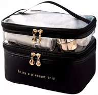 Kosmetyczki, organizery i kuferki - Kosmetyczka podróżna przezroczysta - Organizer duża - miniaturka - grafika 1