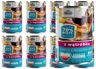 Frendi kawałki w delikatnym sosie z wątróbką 8x1250g - Mokra karma dla kotów - miniaturka - grafika 1