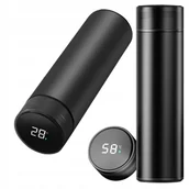 Kubki termiczne - KUBEK TERMICZNY TERMOS NA KAWĘ HERBATĘ Z WYŚWIETLACZEM LED 500ml - miniaturka - grafika 1