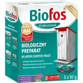Szamba i oczyszczalnie ścieków - Biofos Biofos preparat do latryn i suchych toalet 5x50g - miniaturka - grafika 1