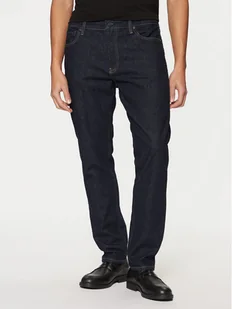 Calvin Klein Jeansy K10K113983 Granatowy Tapered Fit - Spodnie męskie - miniaturka - grafika 1