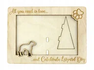 Ramki na zdjęcia - Catahoula Leopard Dog ramka na zdjęcie z psem - miniaturka - grafika 1