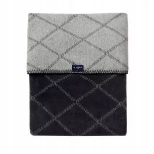 Womar Womar Koc 100% bawełna 75X100 Krata grafit/szary 5902745540795 - Koce - miniaturka - grafika 1