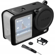 Akcesoria do kamer sportowych - Telesin Pokrowiec Futerał Case Etui Osłona + Pasek + Dekielek do DJI OSMO ACTION 6 / S6-PTC-11 - miniaturka - grafika 1