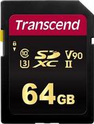 Karty pamięci - Transcend 700S SDXC 64 GB Class 10 UHS-II/U3 V90 - miniaturka - grafika 1