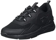 Buty dla dziewczynek - KangaROOS Dziecięce trampki dziecięce unisex, Jet Black Mono, 30 EU - miniaturka - grafika 1