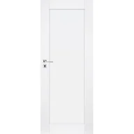 Drzwi wewnętrzne - Drzwi wewnętrzne Elegance slim 12 biały pełne 80 P - miniaturka - grafika 1