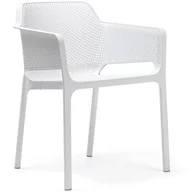 Krzesła - D2.Design Krzesło Net białe 81715 - miniaturka - grafika 1