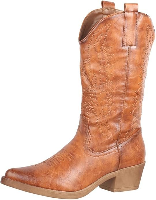 Elara damskie kowbojki Biker Boots Chunkyrayan 39