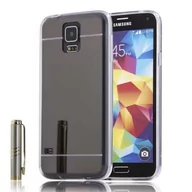 Etui i futerały do telefonów - Mirror Tpu Samsung Galaxy S5 Szary - miniaturka - grafika 1