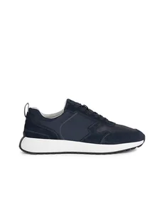 Geox Skórzane sneakersy "Volpiano" w kolorze granatowym - Trampki męskie - miniaturka - grafika 1
