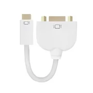 Adaptery i przejściówki - Qoltec Przejściówka Mini DVI męska/ VGA żeńska/do APPLE KKQTKPBV0070 [1824853] - miniaturka - grafika 1