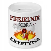 Skarbonki - Skarbonka 330 ml Dla Celiny Córki Dziecka Prezent z Nadrukiem ze Zdjęciem + Opakowanie na prezent (wzór 03) - miniaturka - grafika 1