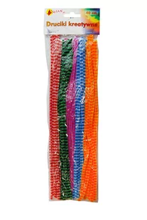 Druciki Kreatywne Mix Kolorów Paski 40 Szt 30 Cm Shan Sd04 - Dekoratorstwo - miniaturka - grafika 1