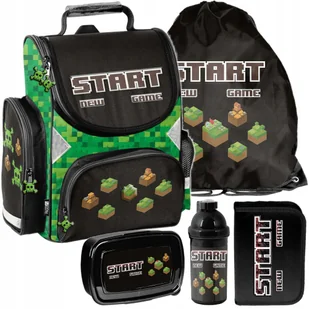 Tornister dla chłopca plecak szkolny 1-3 klasa Game zestaw do szkoły - Plecaki szkolne i tornistry - miniaturka - grafika 1