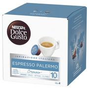 Kawa w kapsułkach i saszetkach - Kapsułki Nescafé Dolce Gusto Espresso Palermo 16 sztuk - miniaturka - grafika 1
