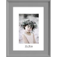 Ramki na zdjęcia - Ramka do zdjęć MALAGA 13 x 18 cm szary - miniaturka - grafika 1