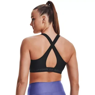 Biustonosz sportowy Under Armour Crossback Mid Bra - Bielizna sportowa damska - miniaturka - grafika 7