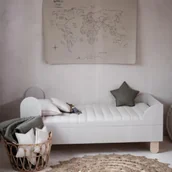 Półki i regały dla dzieci - Łóżko basic kaszmir 80x200 cm - miniaturka - grafika 1