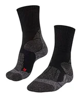 Skarpetki damskie - FALKE Mężczyźni Skarpety do wędrówek TK1 Adventure M So Wełna przeciw pęcherzom grube 1 Para, Czarny Black-Mix 3010, 42-43 - miniaturka - grafika 1