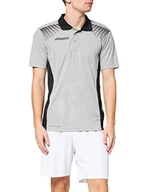 Koszulki męskie - Uhlsport Męska koszulka polo Goal szary ciemnoszary melanż/czarny M 100214405 - miniaturka - grafika 1