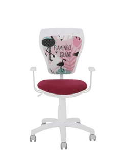 Krzesło Ministyle White Flamingo Island - Krzesełka i taborety dla dzieci - miniaturka - grafika 1