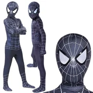Stroje karnawałowe - Strój Przebranie Kostium Spiderman Black 104/110, Hopki - miniaturka - grafika 1