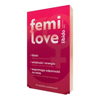 Femilove Libido, 30 tabletek - Układ moczowy i płciowy - miniaturka - grafika 1