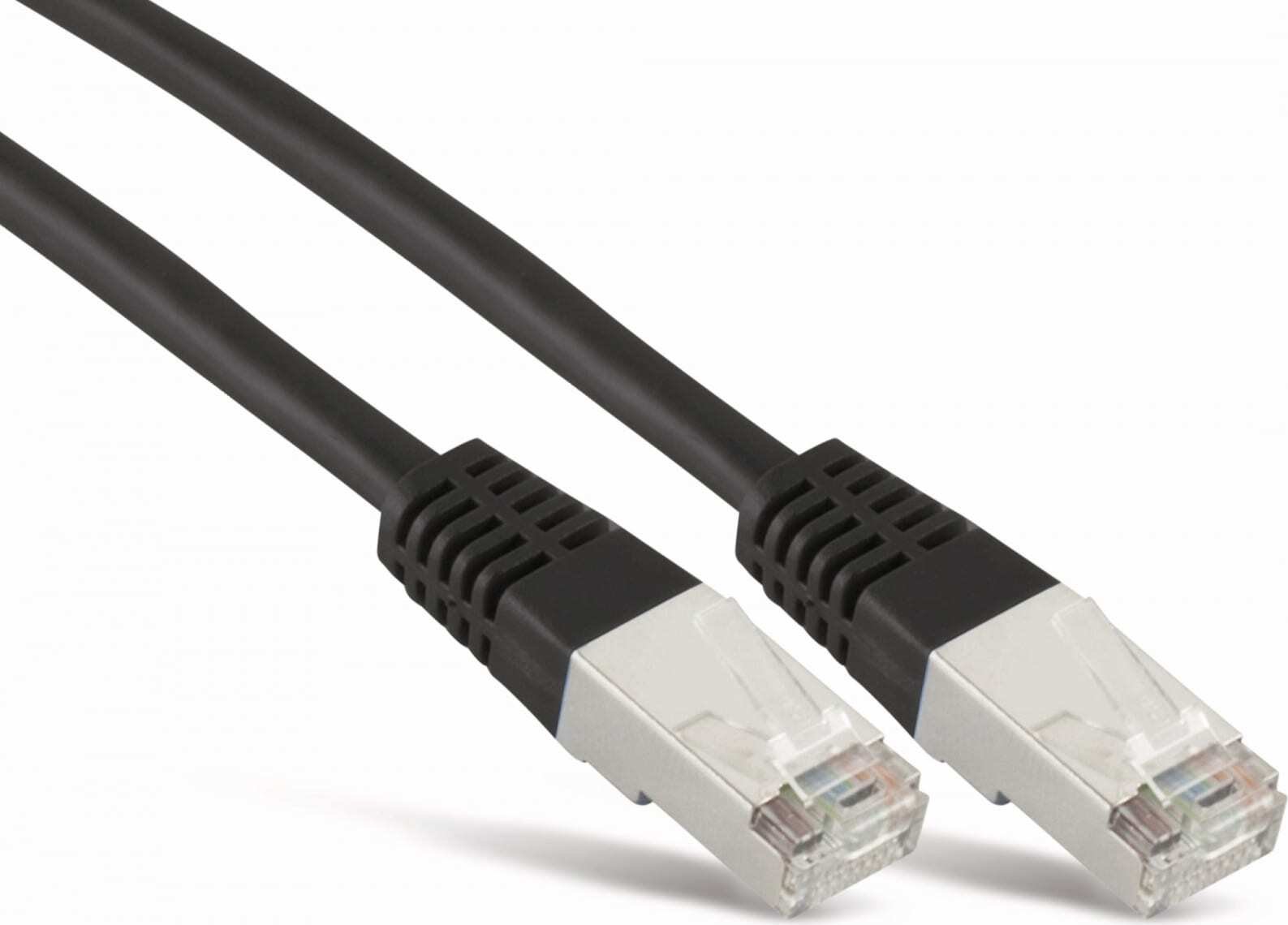 Kabel sieciowy S-Conn Cat 6 S/FTP 0,5 m czarny 0,5 m Cat6 S/FTP (S-STP) (75711-H0,5S / 68687)