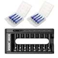 Ładowarki i akumulatory - Ładowarka akumulatorowa R03/AAA i R6/AA Li-ion 1,5V / NiMH Xtar BC8 + 8x Akumulator Xtar R03/AAA 1,5V Li-ion 680mAh - miniaturka - grafika 1