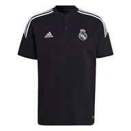 Koszulki męskie - adidas Męska koszulka polo REAL TR czarna, S - miniaturka - grafika 1