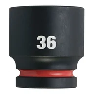 Klucze i nasadki - Milwaukee nasadka udarowa 36 mm 3/4" 6-kątna Shockwave krótka metryczna 4932480372 - miniaturka - grafika 1