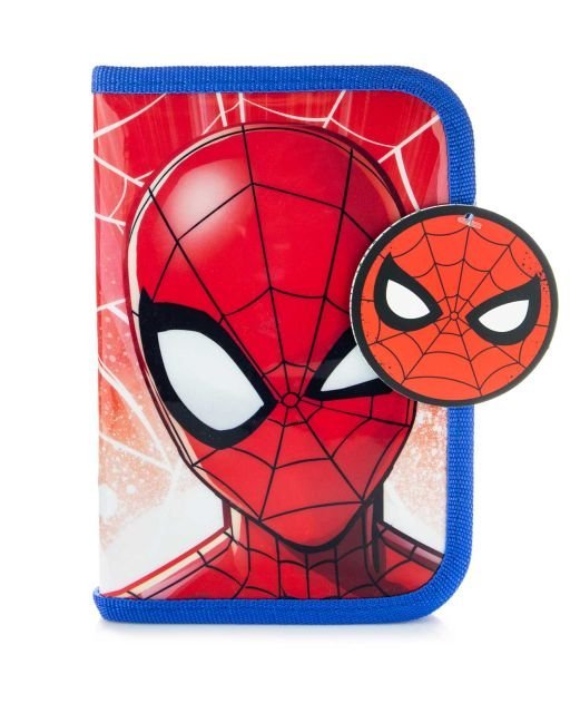 Piórnik z wyposażeniem Spider-Man Expressions rozkładany ołówek linijka długopis