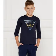 Koszulki dla chłopców - Guess Longsleeve | Regular Fit - miniaturka - grafika 1