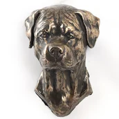 Figurki dekoracyjne - Rottweiler - statuetka psa, wiszące popiersie, unikatowa ozdoba dla miłośnika psów marki Art-Dog - miniaturka - grafika 1