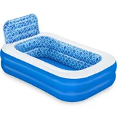 Baseny ogrodowe - BASEN DMUCHANY PROSTOKĄTNY OGRODOWY RODZINNY Z FONTANNĄ 229 x 152 x 96cm - miniaturka - grafika 1