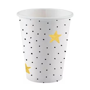 Kubki papierowe Hello Baby, 250 ml, 8szt - Dekoracje i nakrycia stołu na imprezę - miniaturka - grafika 1