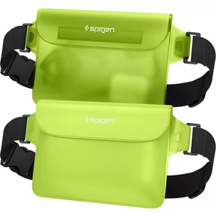 Etui wodoodporne Spigen A620 Universal Waterproof Waist Bag 2-Pack Cactus Green - Etui i futerały do telefonów - miniaturka - grafika 1
