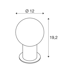 Lampa stołowa SLV Varyt, kolor mosiądz, aluminium, wysokość 19,2 cm - Lampy stojące - miniaturka - grafika 1