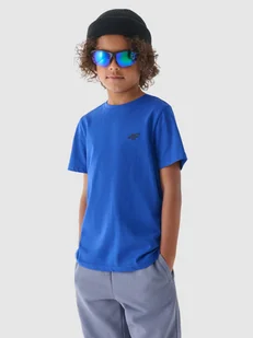 4F T-shirt gładki chłopięcy - niebieski 122 (6-7 lat) - Koszulki dla chłopców 4F T-shirt gładki chłopięcy - niebieski 122 (6-7 lat) - Koszulki dla chłopców - miniaturka - grafika 1