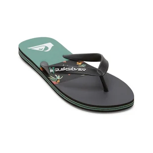 Męskie Japonki QUIKSILVER MOLOKAI STRIPE AQYL101361-XKKG – Czarny - Klapki i japonki męskie - miniaturka - grafika 1