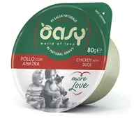 Mokra karma dla kotów - Oasy Oasy Kot More Love Cup Kurczak i kaczka kubek 70g - miniaturka - grafika 1