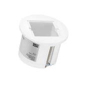 Gniazdka elektryczne - Bachmann Gniazdo PIX moduł pusty biały - miniaturka - grafika 1