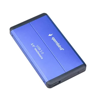 Gembird Kieszeń Obudowa zewnętrzna 2.5 USB 3.0 Niebieska EE2-U3S-2-B EE2-U3S-2-B - Obudowy i kieszenie na dyski twarde - miniaturka - grafika 1