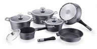 Zestawy garnków i patelni - Zestaw Garnków 14 El Royalty Line Es1014 Silver - miniaturka - grafika 1